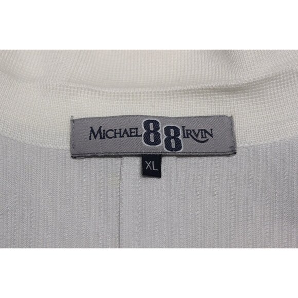 Michael 88 Irwin men's retro button front silk blend bowling style shirt XL - Picture 7 of 12